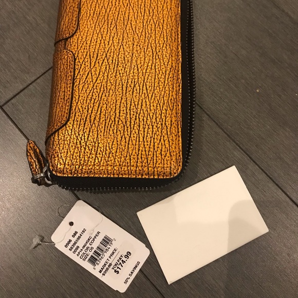 Phillip Lim Pashli Zip-Around Wallet, Copper - Picture 3 of 3